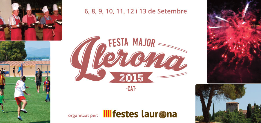Portada Programa Festa Major Llerona 2015